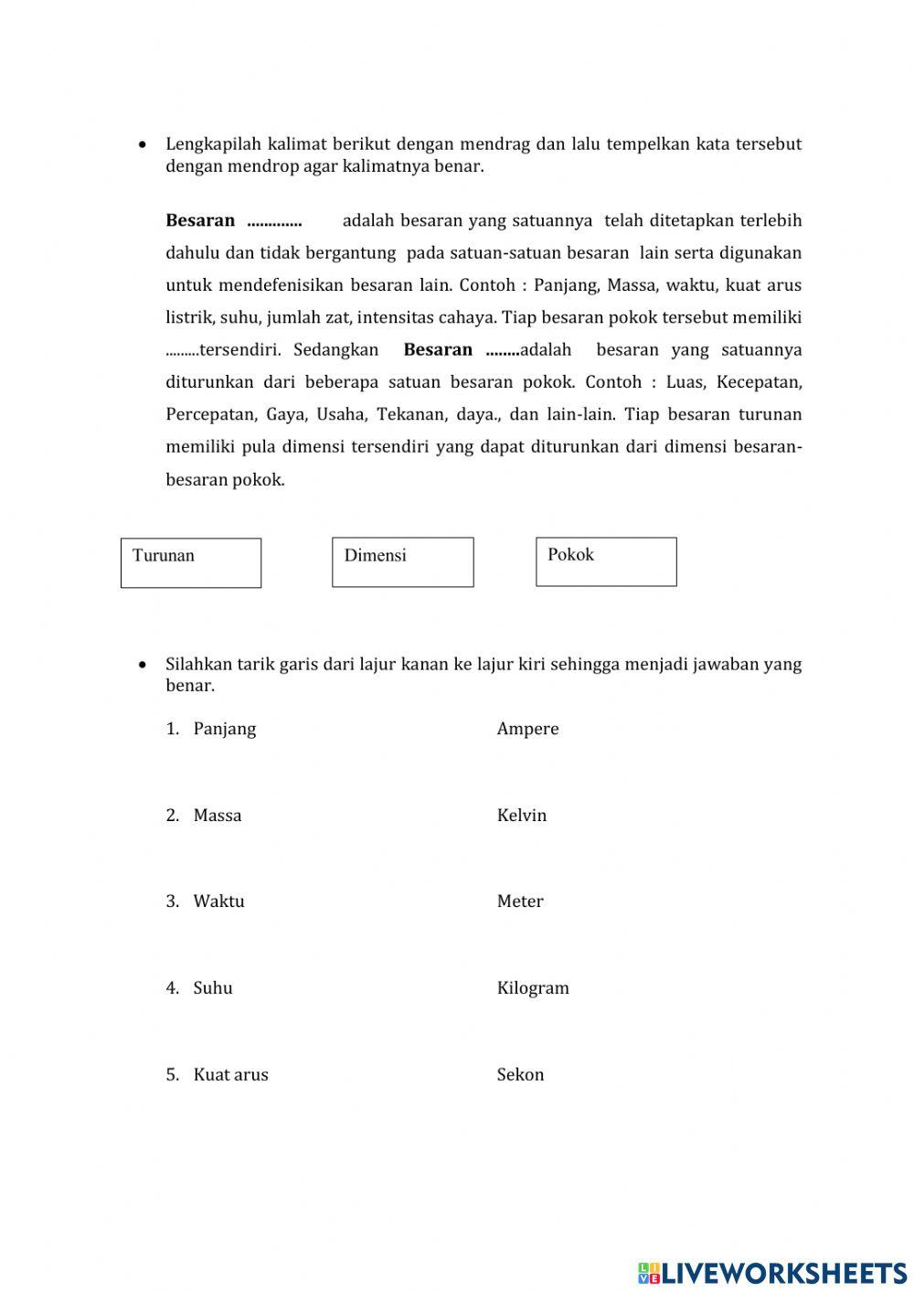 Lkpd besaran dan satuan