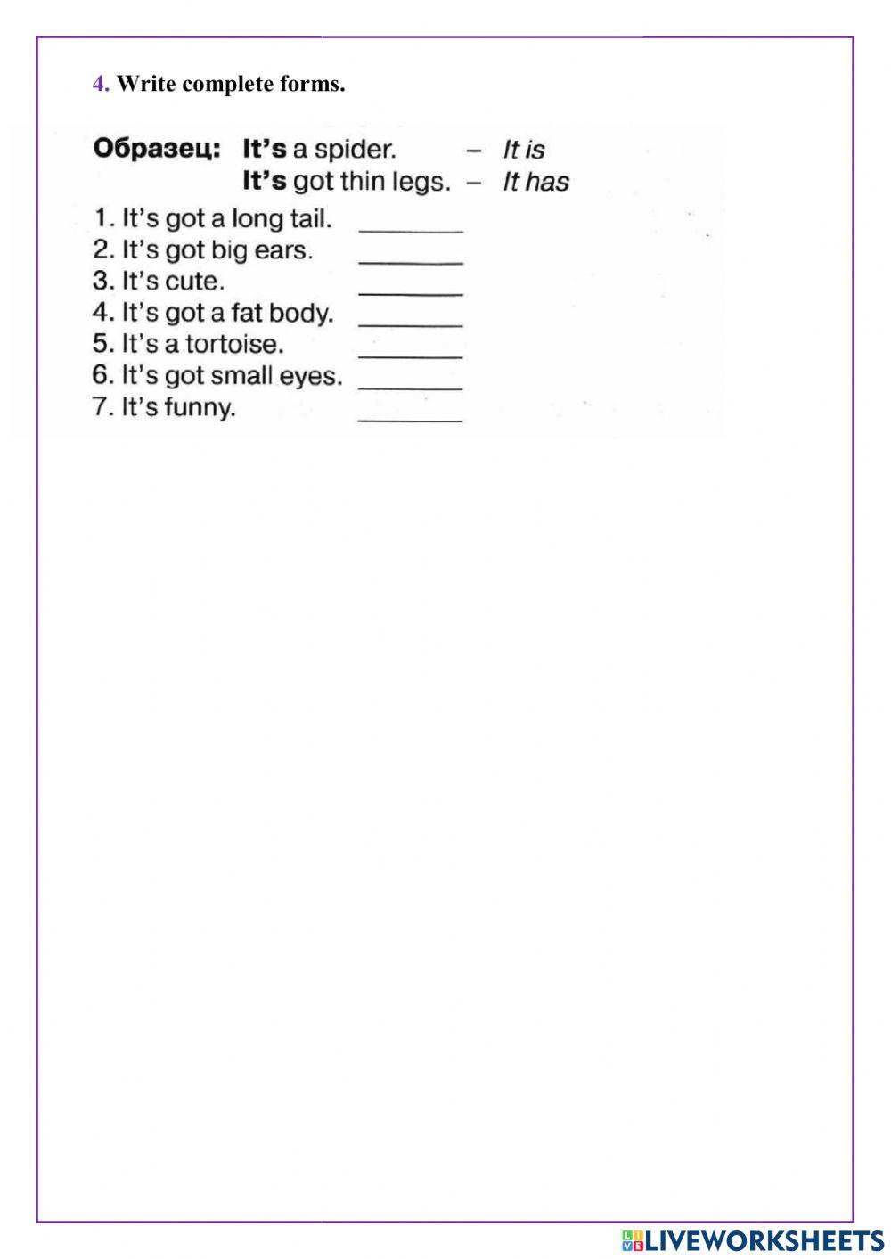 Worksheets «Clever animals!»