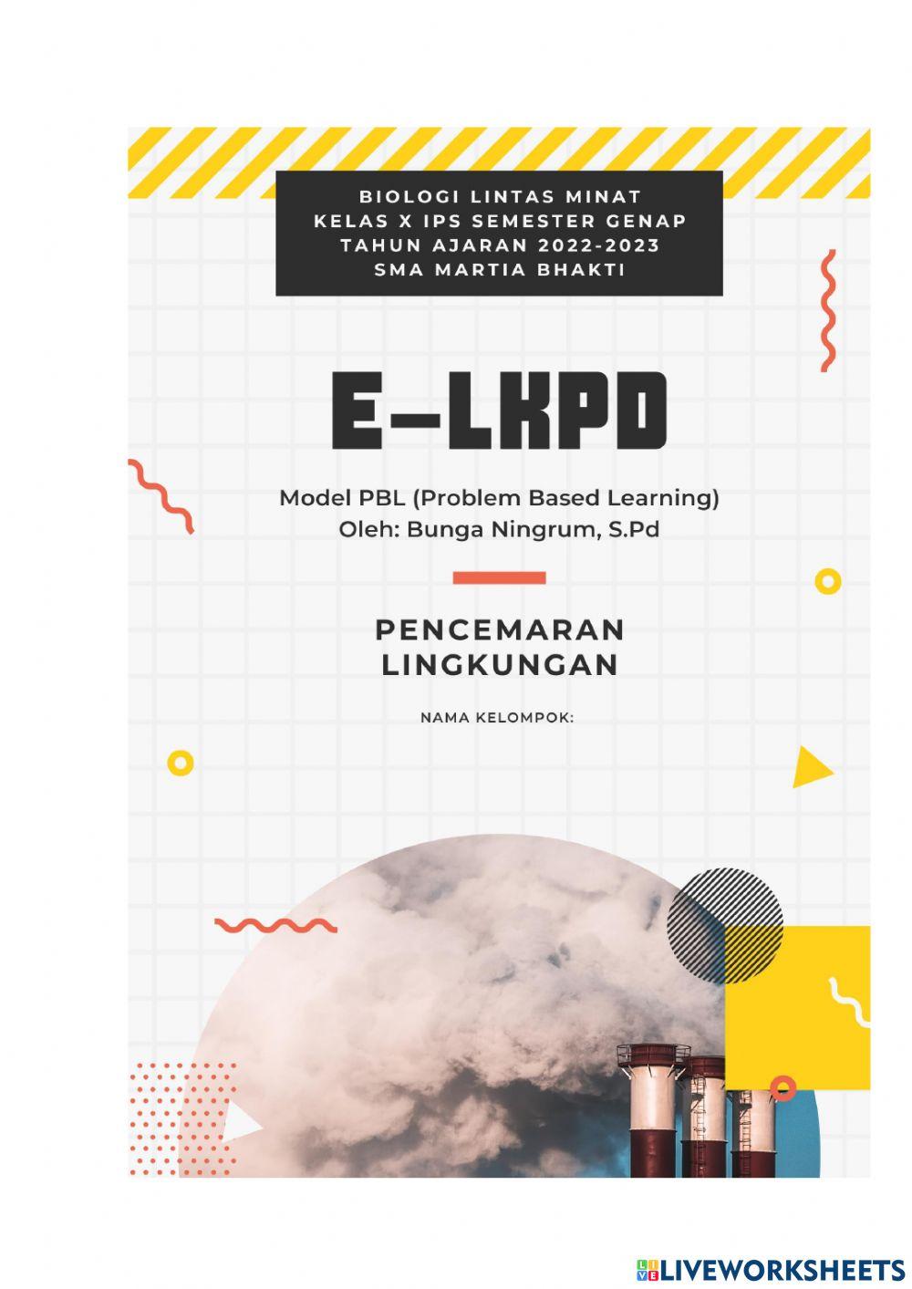 Pencemaran lingkungan kelas x