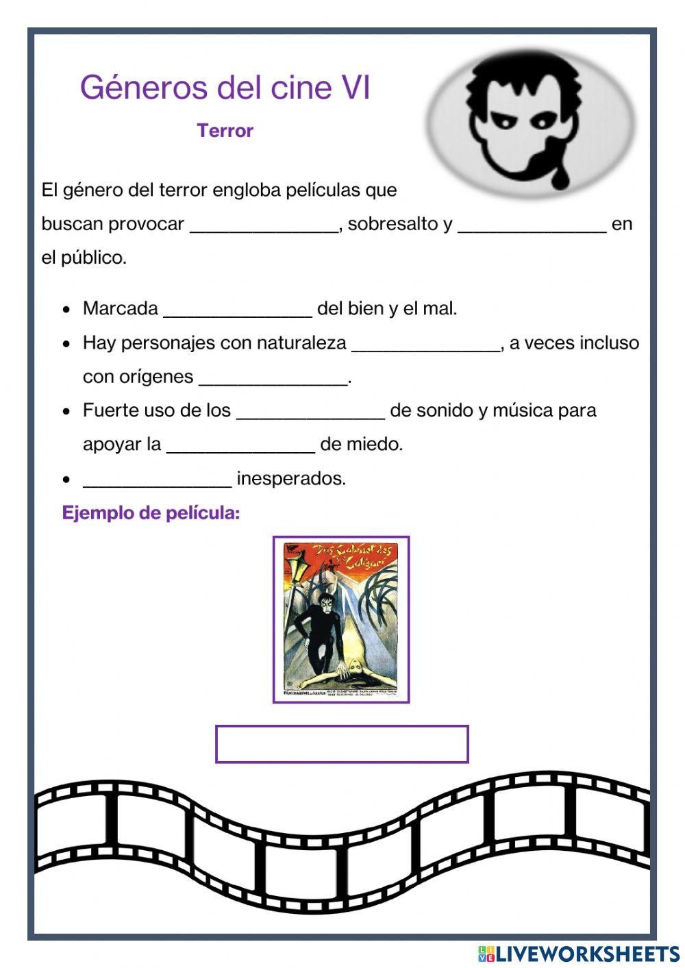 Géneros del cine VI - Terror