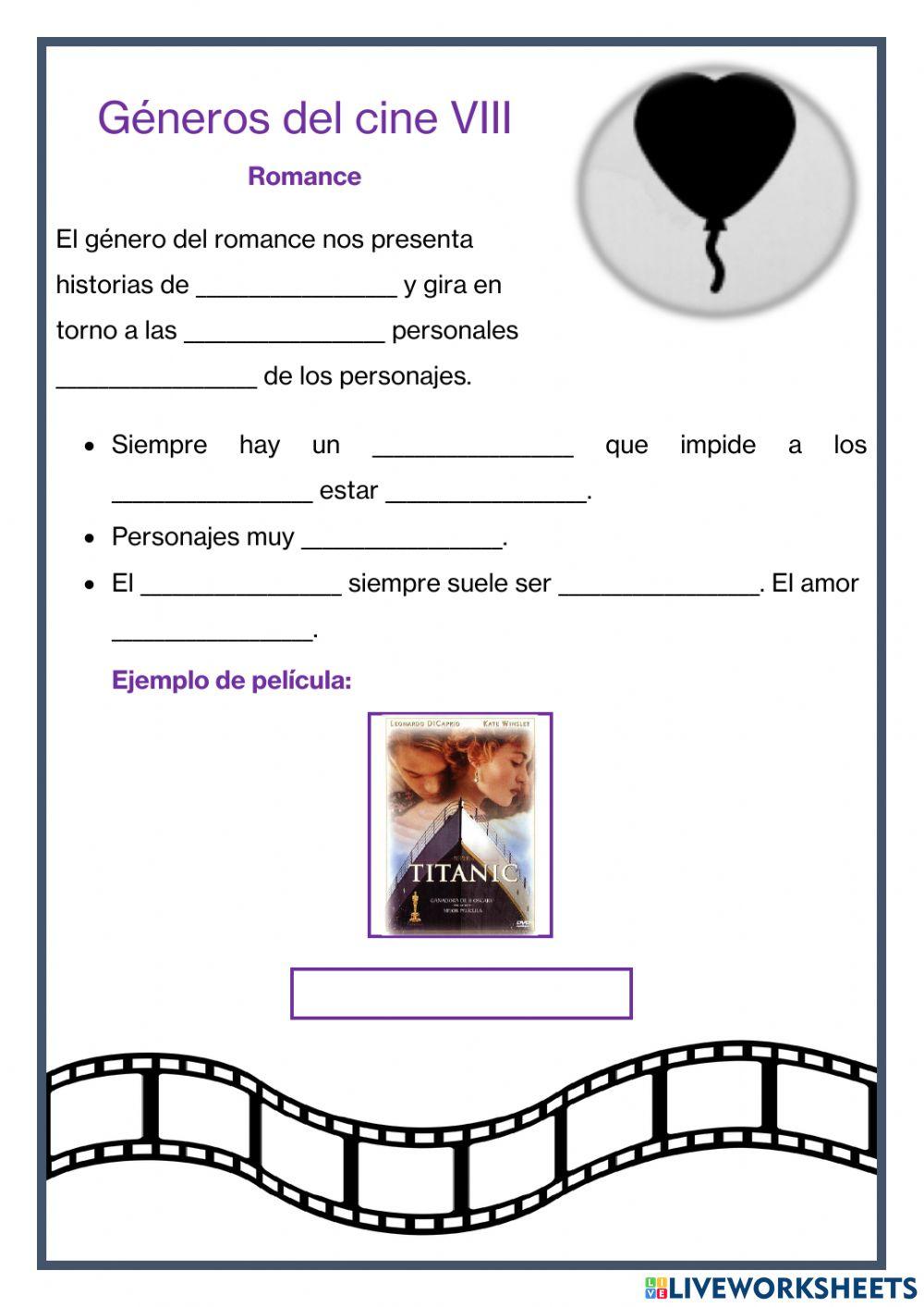 Géneros del cine VIII - Romance