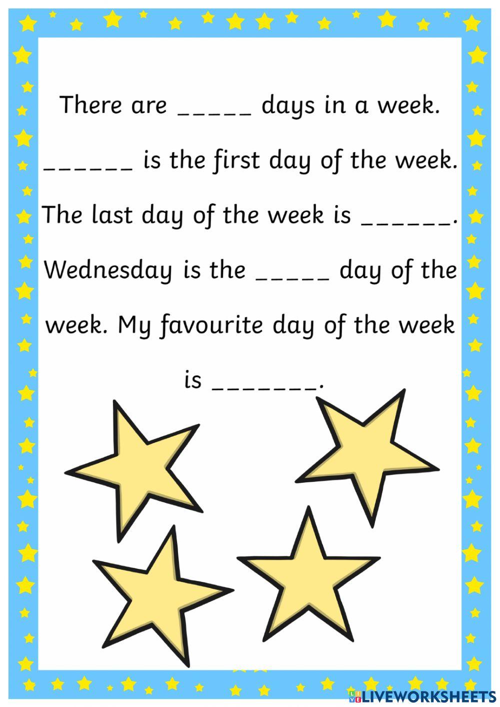 Days of the week