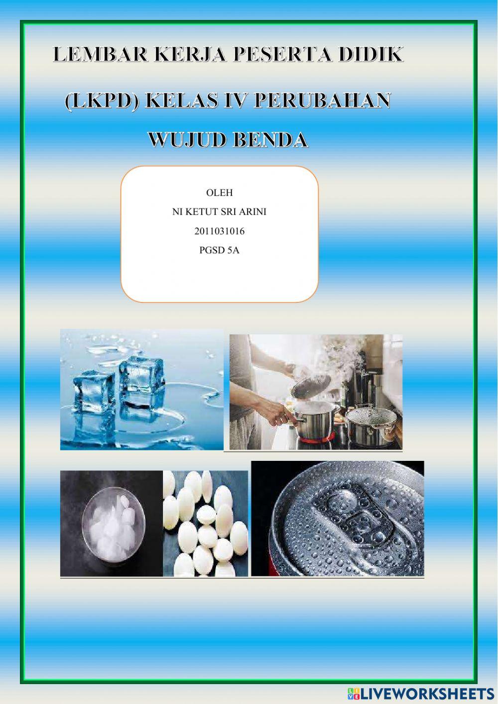 Perubahan Wujud Benda