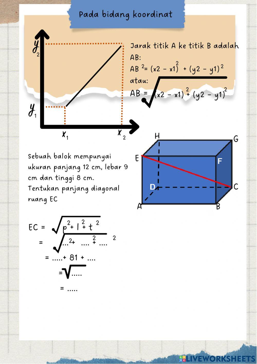 Kegunaan teorema pytagoras