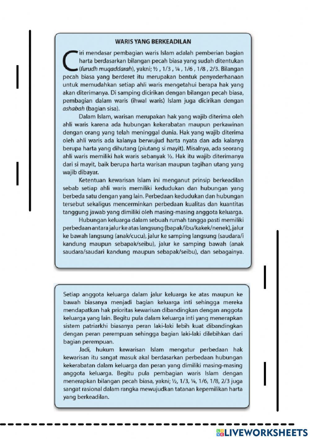 Meraih Berkah dengan Mawaris