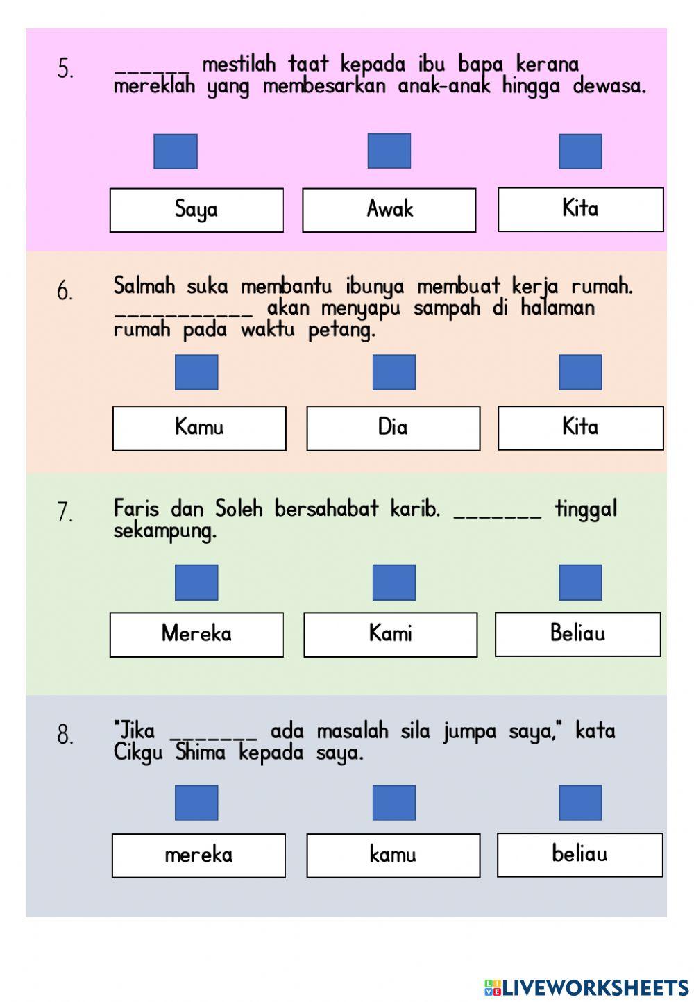 Kata ganti nama diri