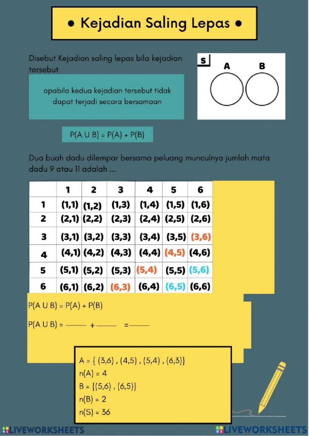 Kejadian saling lepas