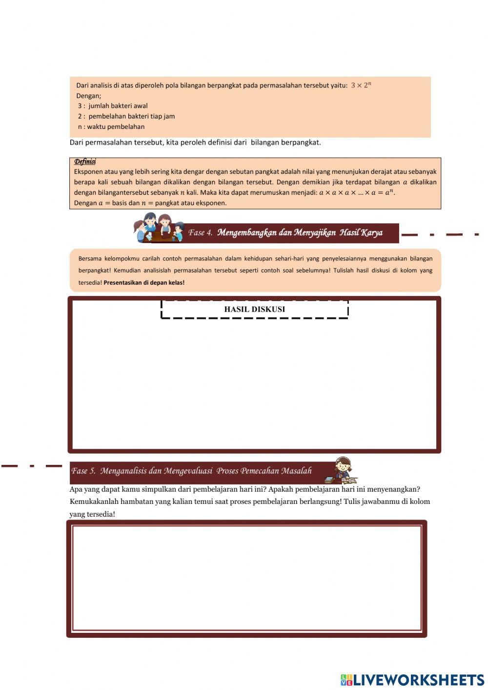 Lkpd eksponen berbasis pbl