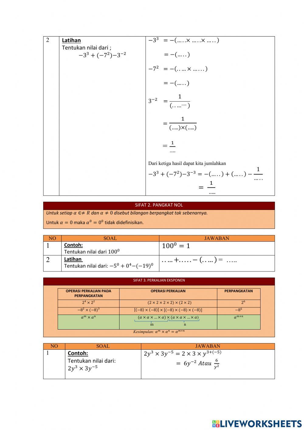 Lkpd eksponen berbasis pbl