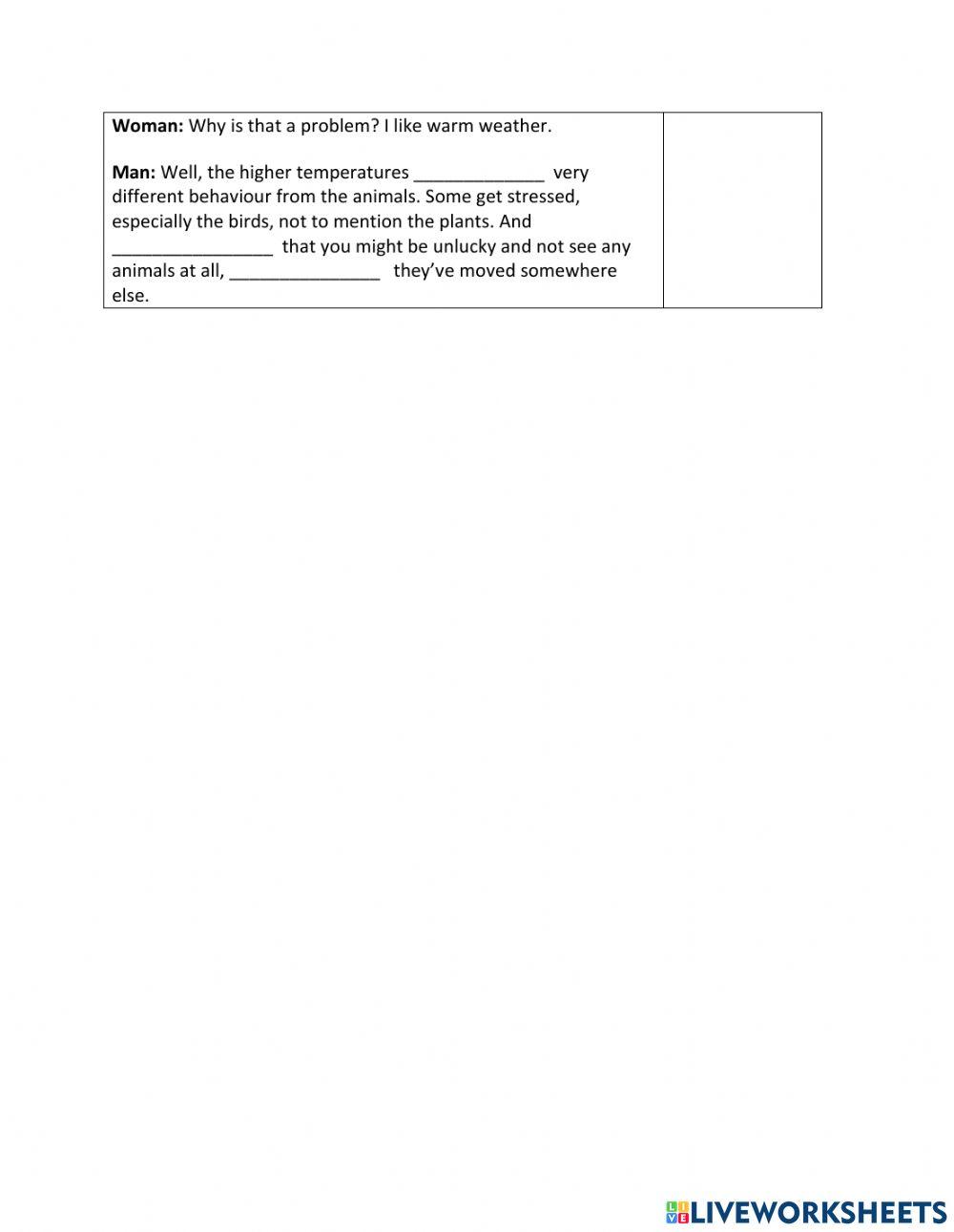 IE2, Unit 7, Listening, Exercise 4