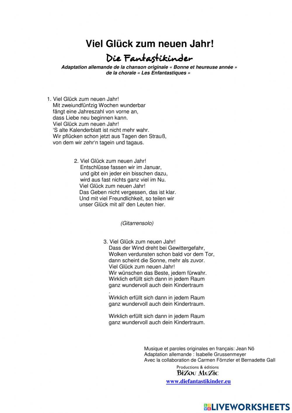 Wünsche und Vorsätze