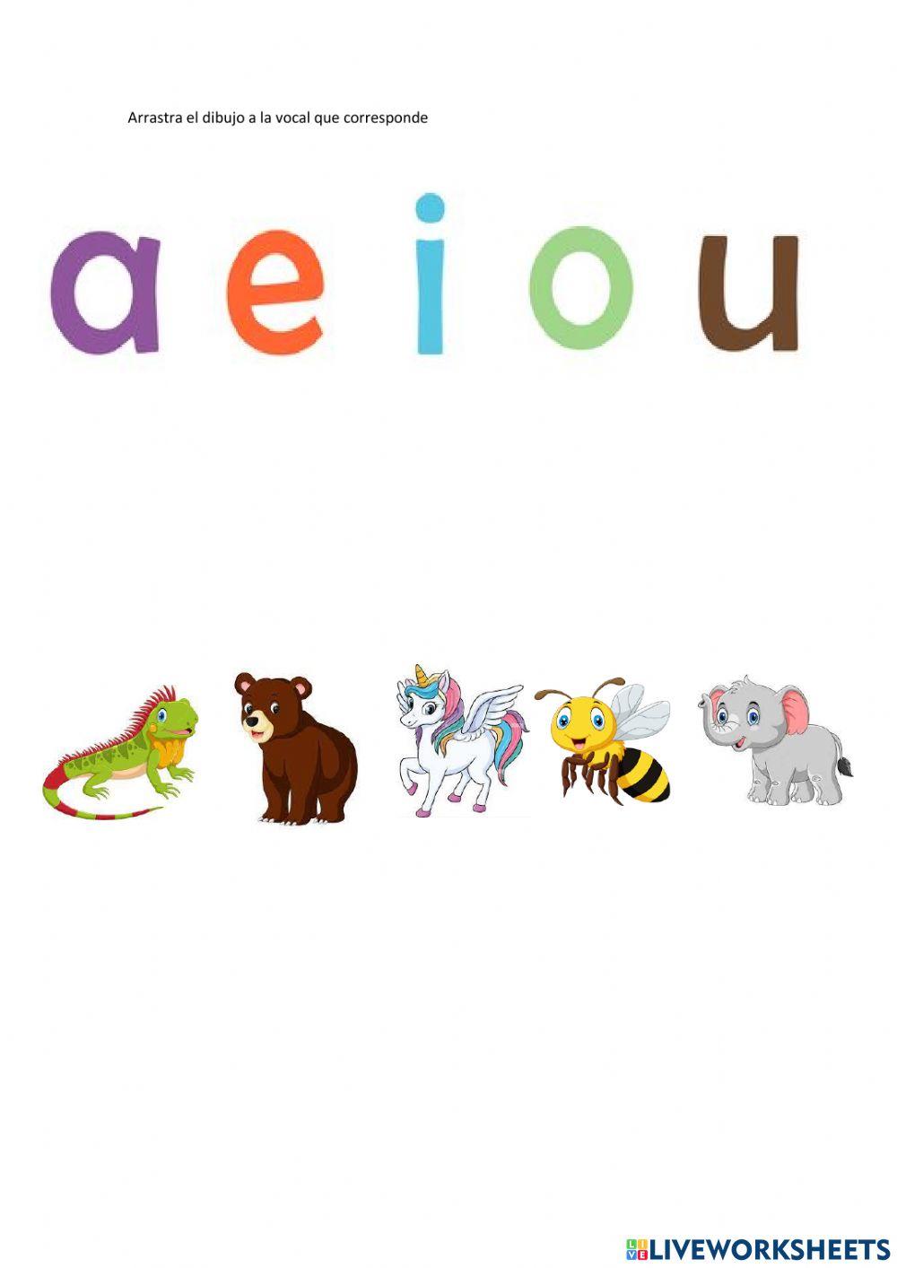 Identificación de las Vocales