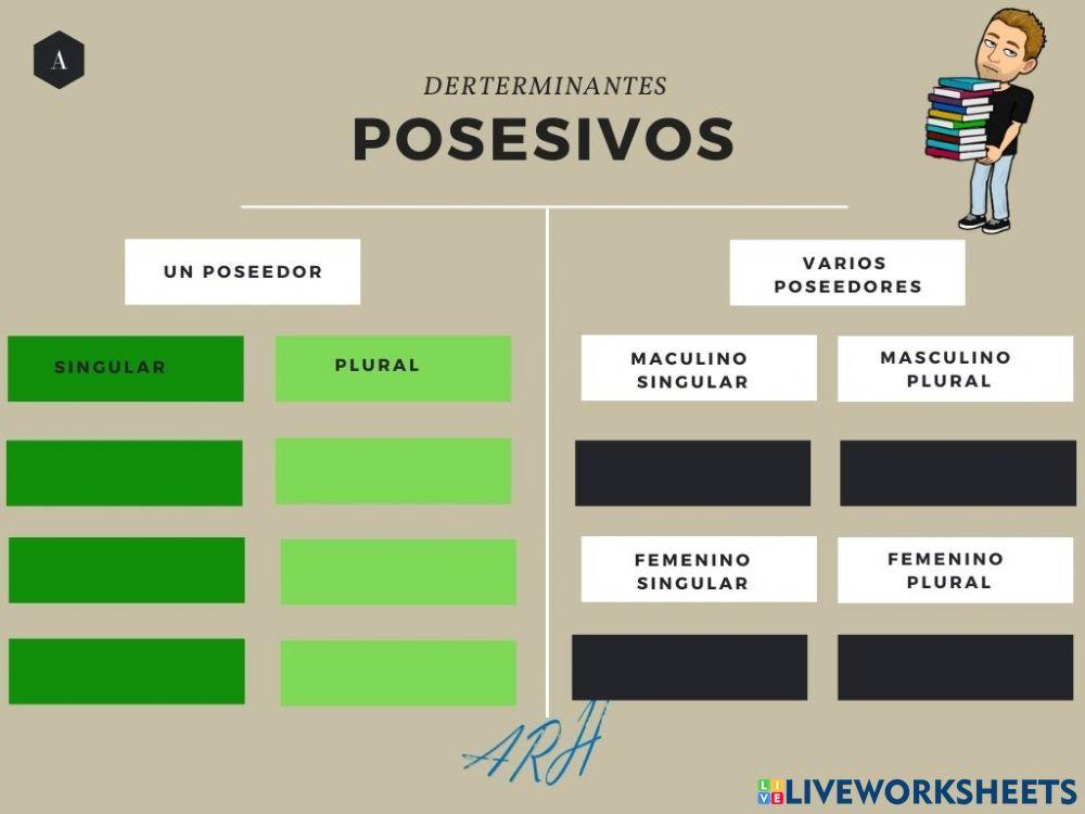 Determinantes posesivos