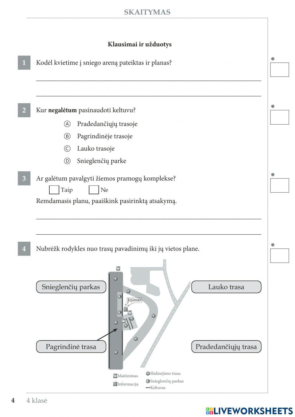 Teksto-suvokimas 4kl