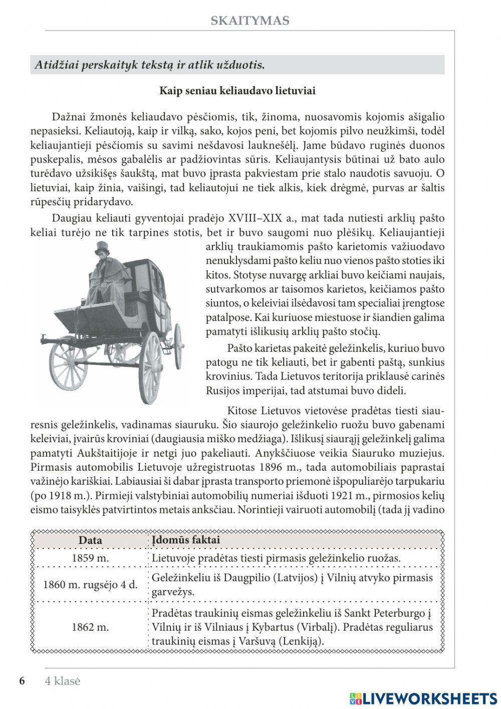 Teksto-suvokimas 4kl