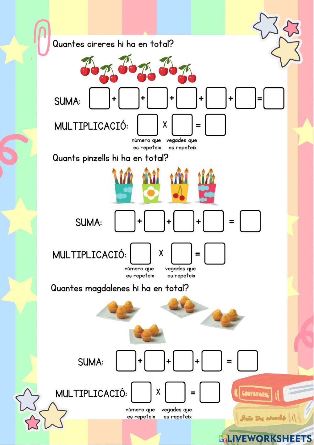 De la suma a la multiplicació