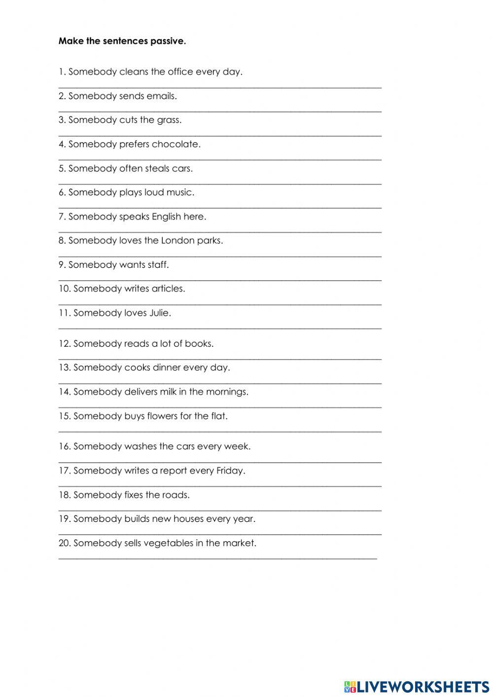 Present Simple Passive