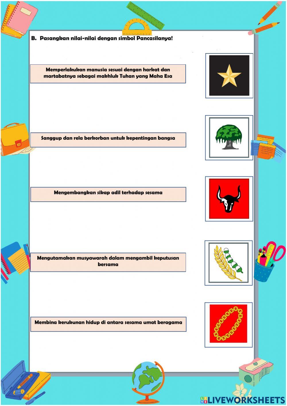 LKPD Nilai-Nilai Pancasila Kelas 6 Tema 7
