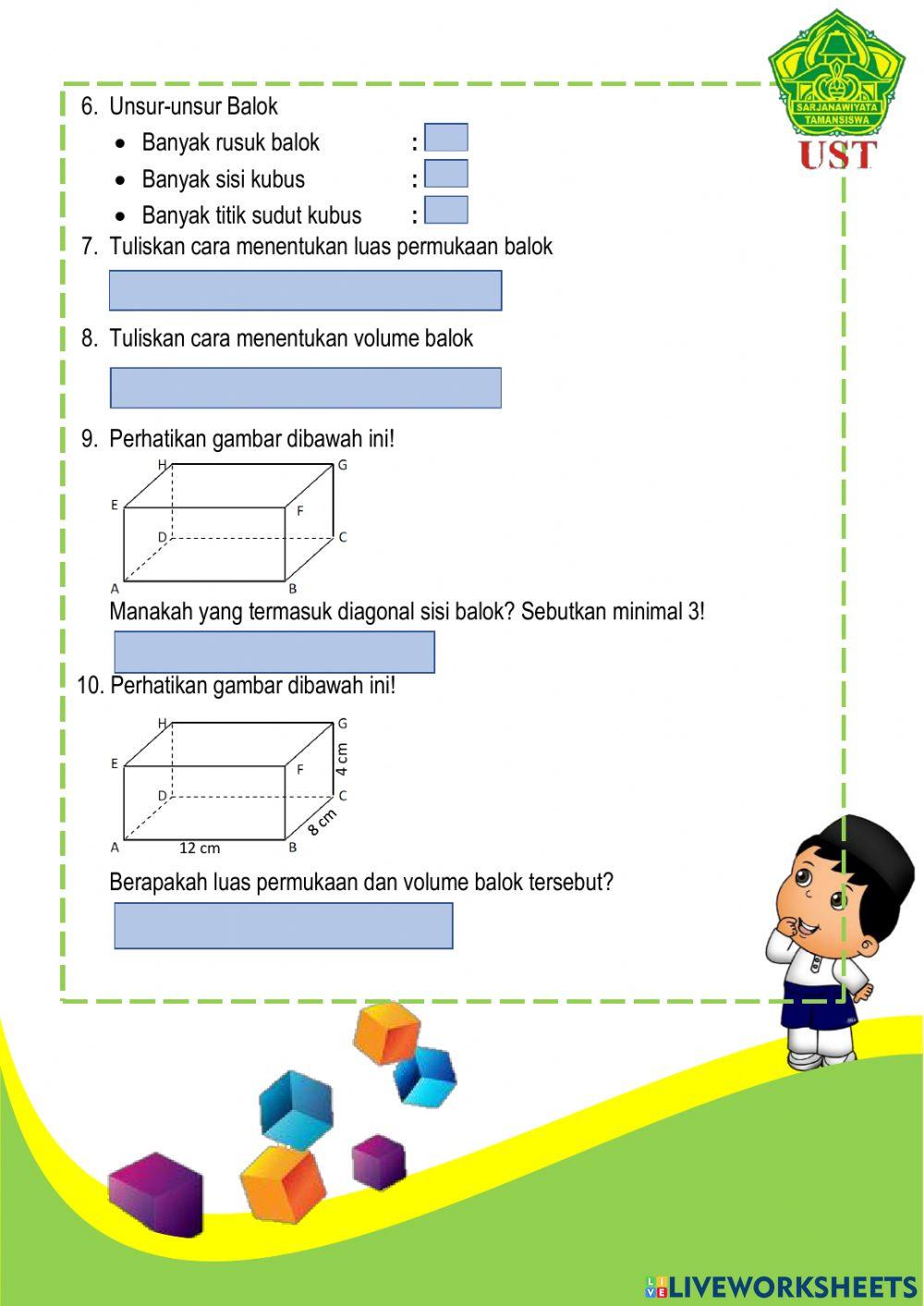 E-lkpd kubus balok