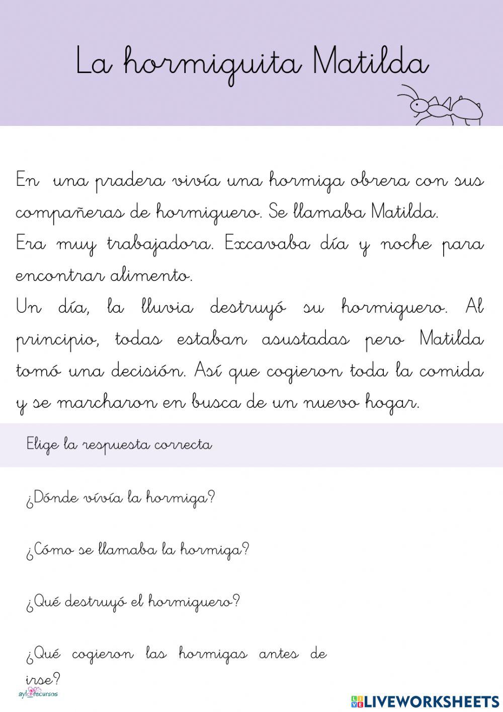 Comprensión Lectora 1