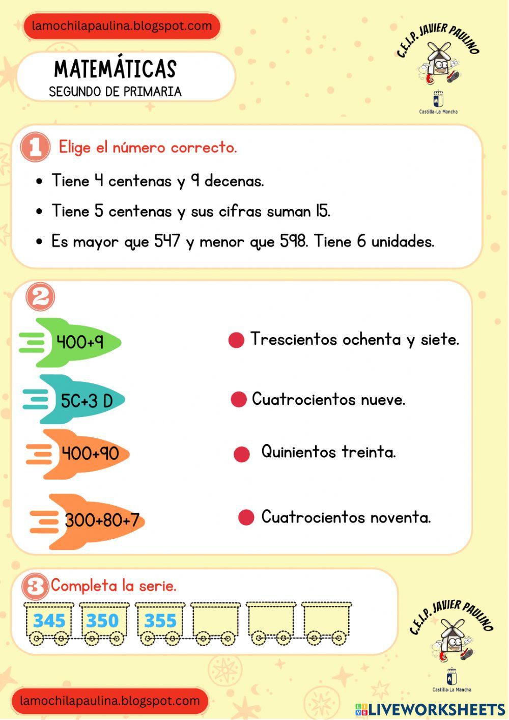 Números . el centímetro y el metro.
