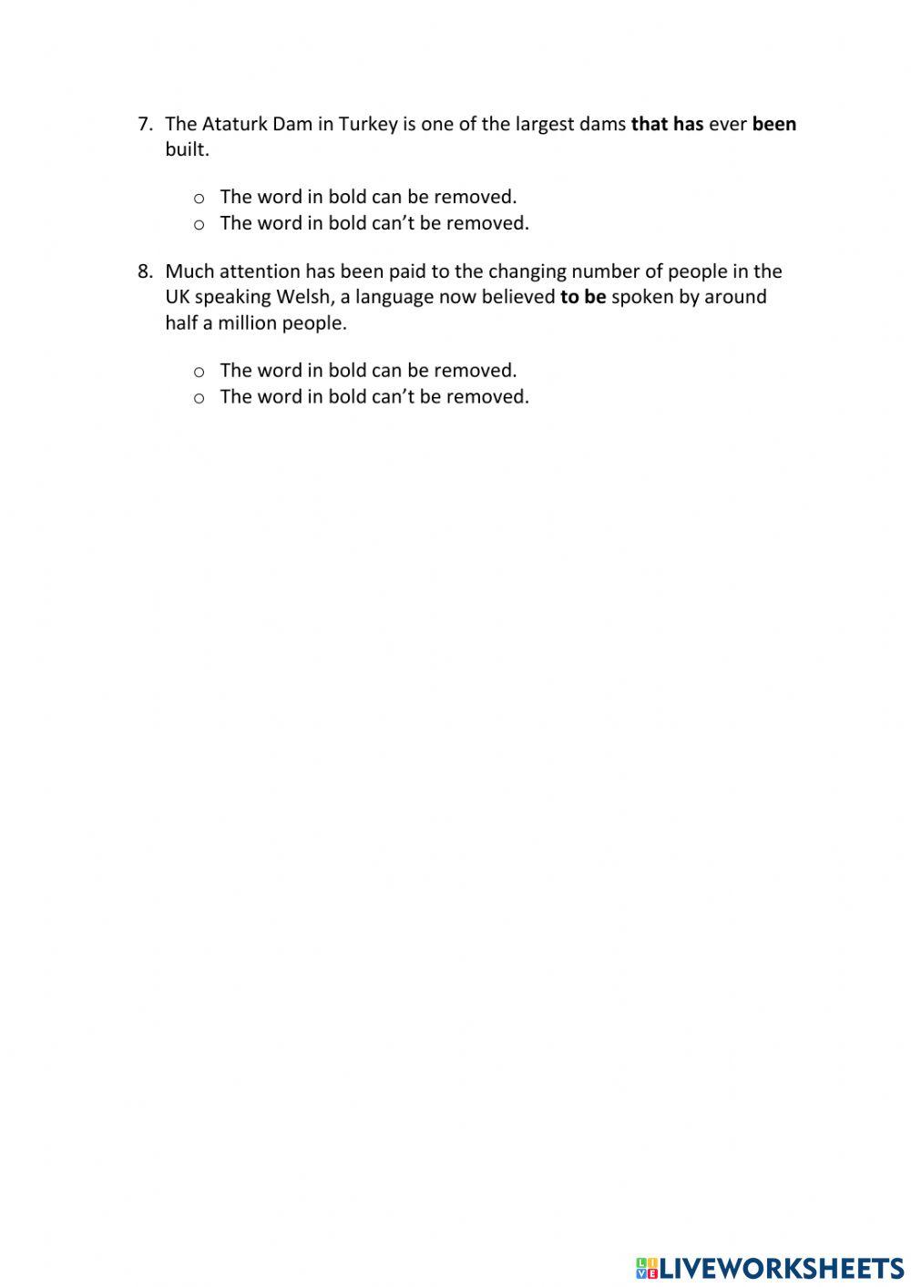 IE3, Unit 8, Reading, Exercsie 4