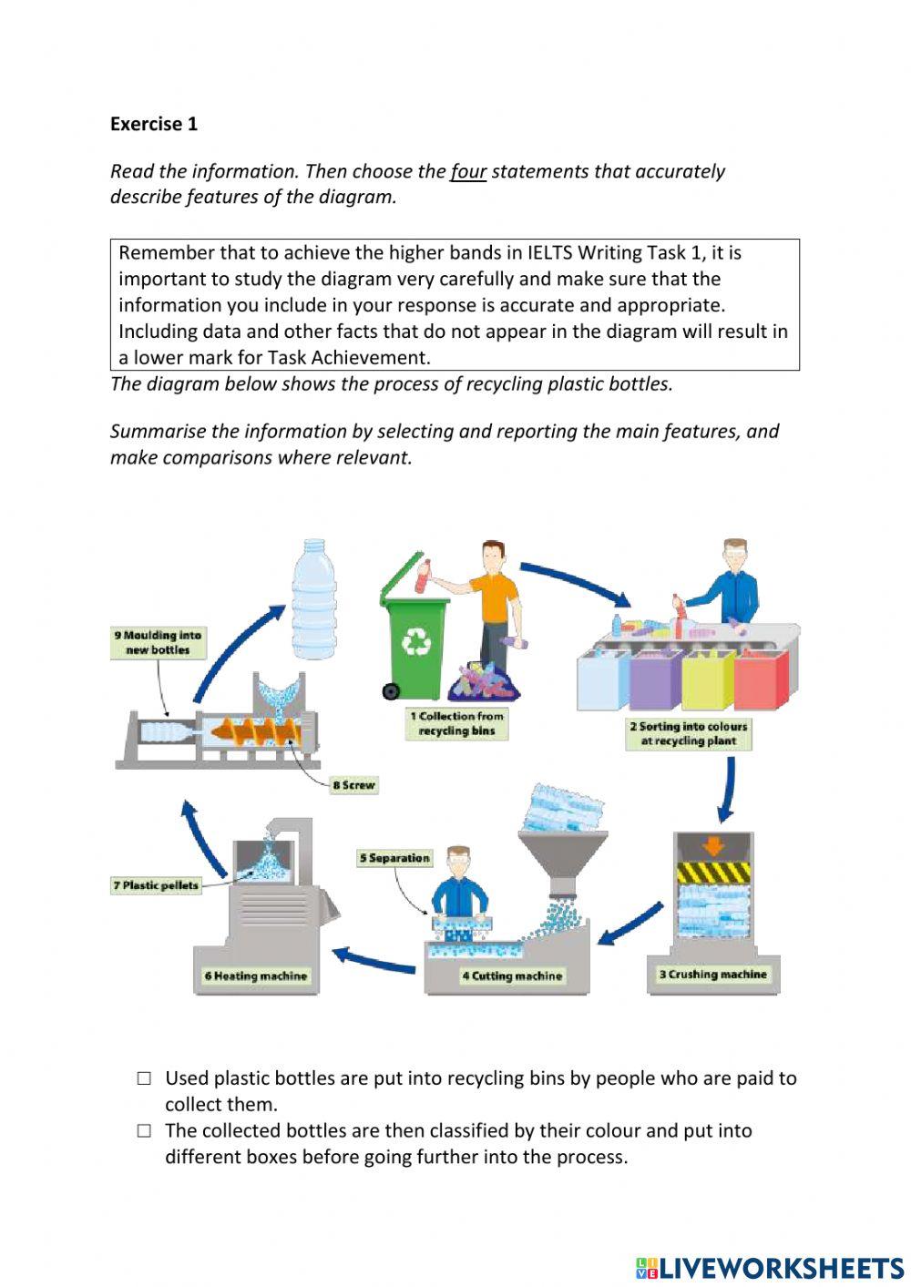 IE3, Unit 8, Writing, Exercise 1
