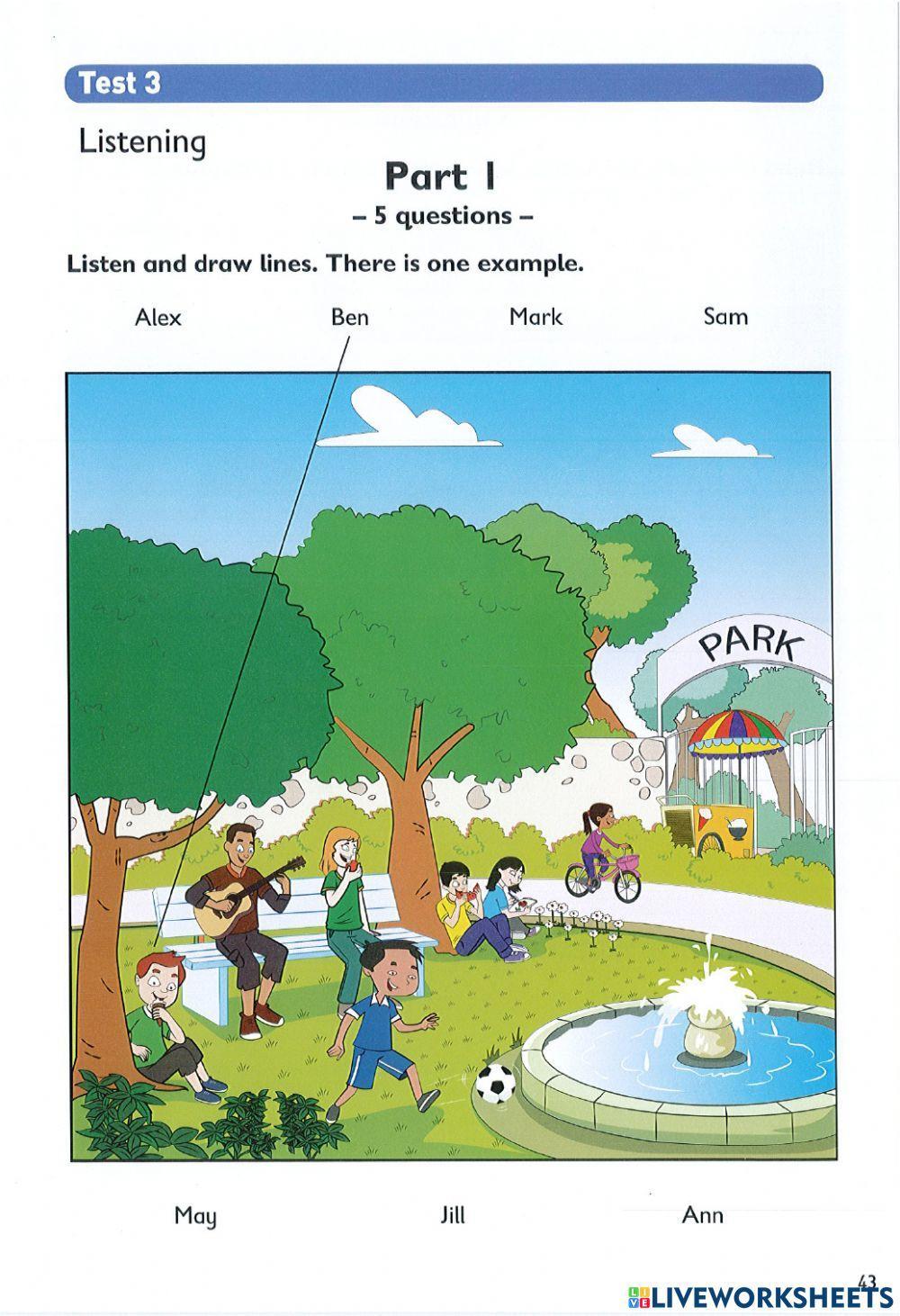 S1 l1 online exercise for live worksheets
