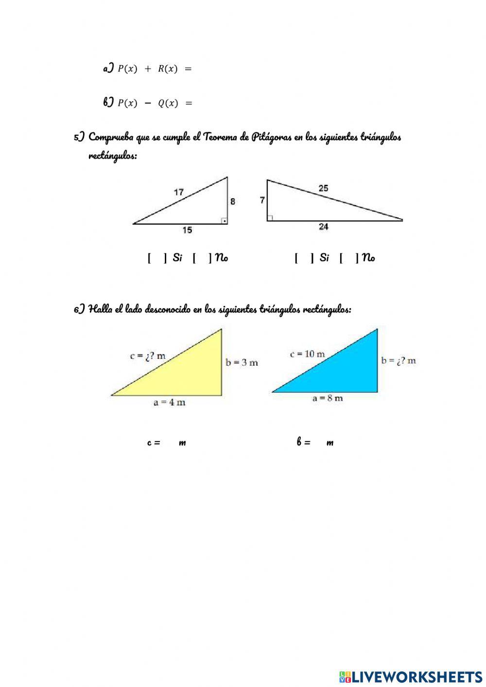 Recuperación 2ª Evaluación - 2º ESO