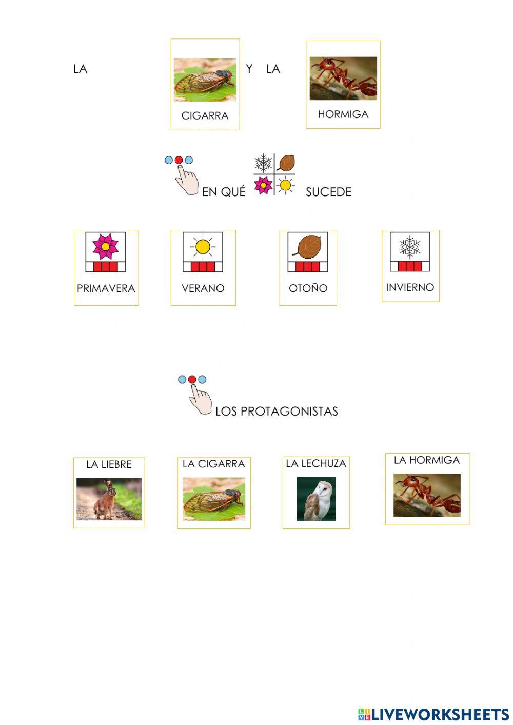 La cigarra y la hormiga