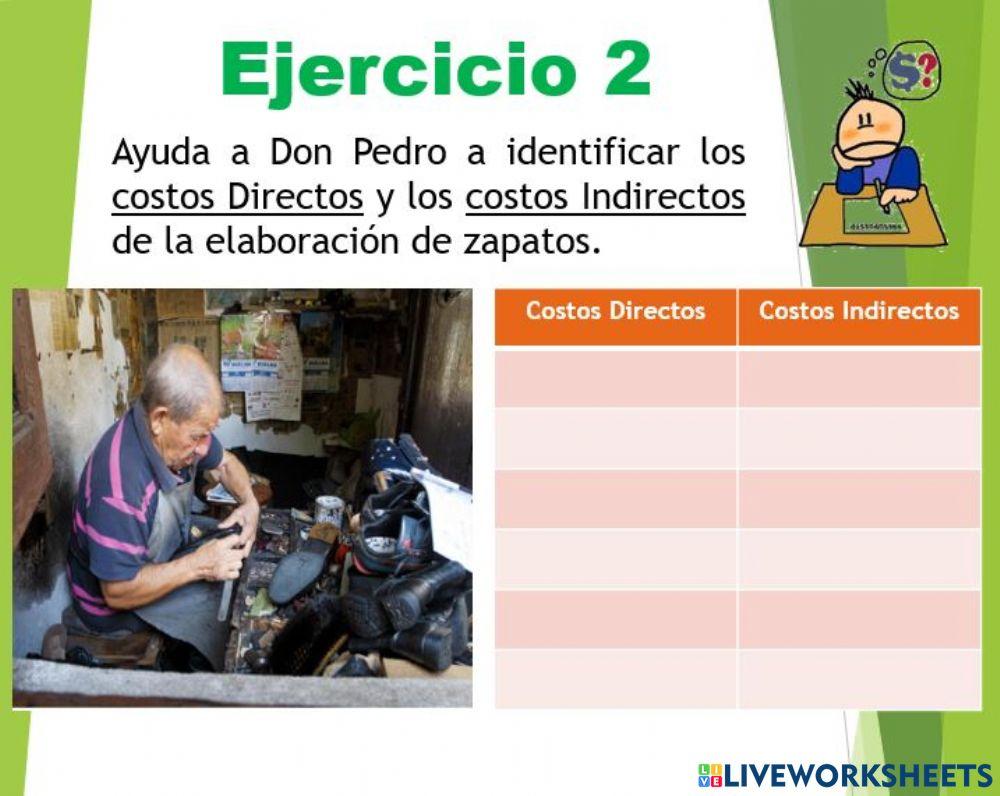 Costos Directos e Indirectos