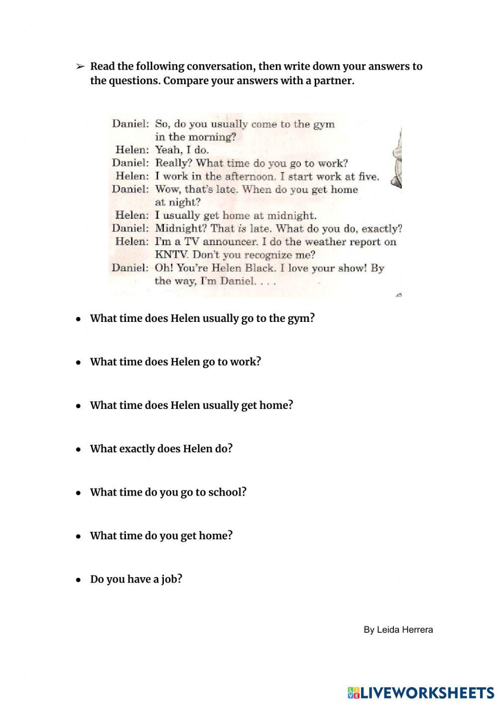 How do you spend your day?