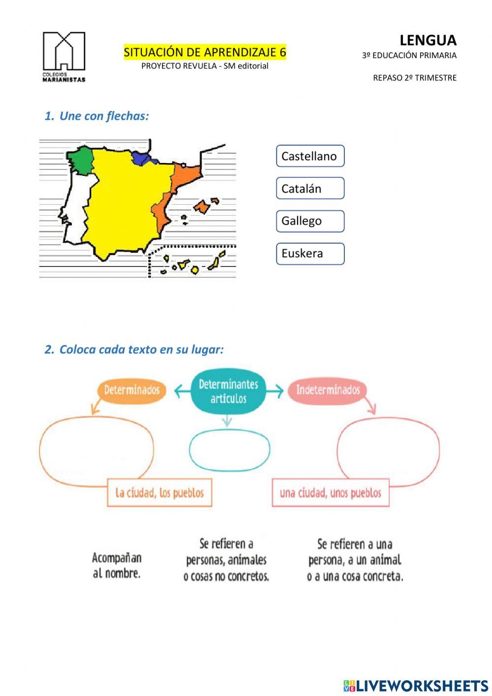 Repaso Lengua 3º Primaria - Situación de Aprendizaje 6