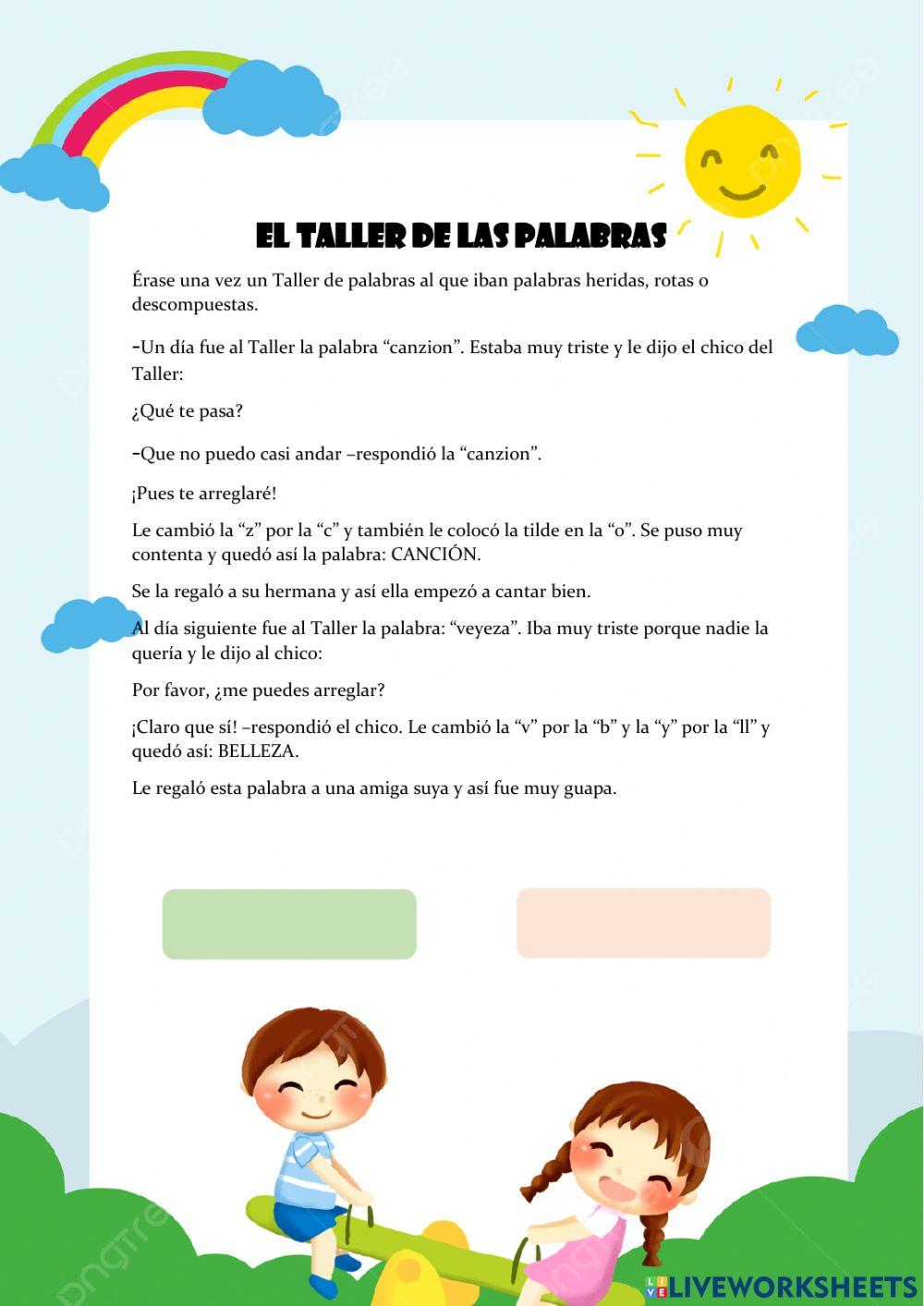 El taller de las palabras