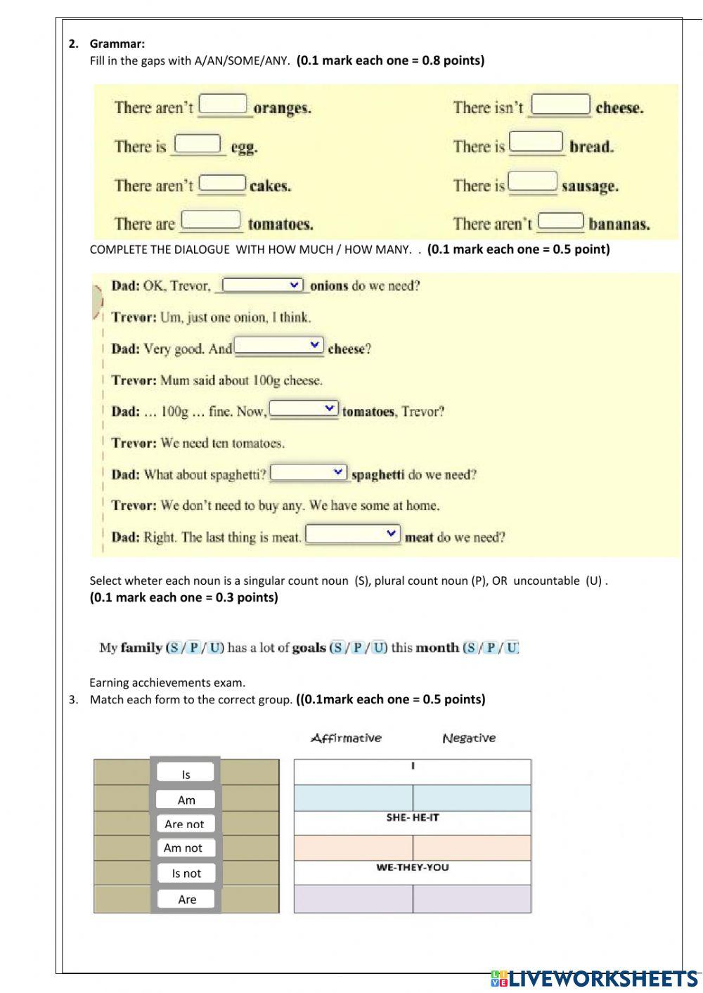 Second quimestral assessment 9th