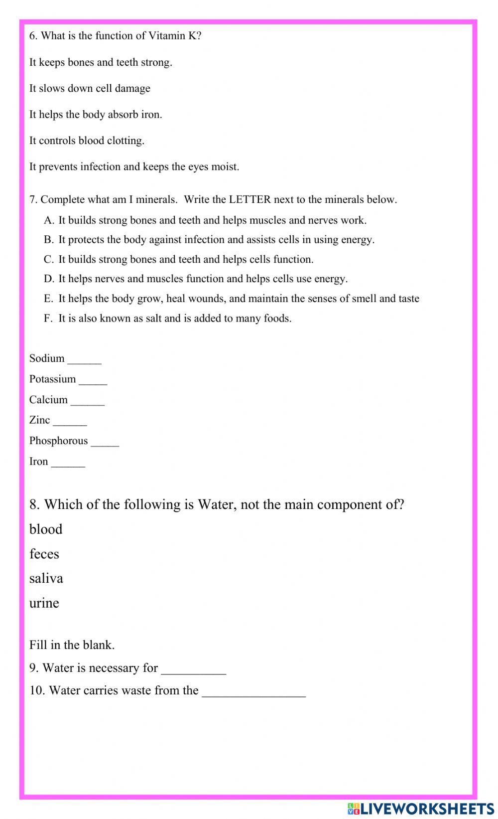 Keeping our body health