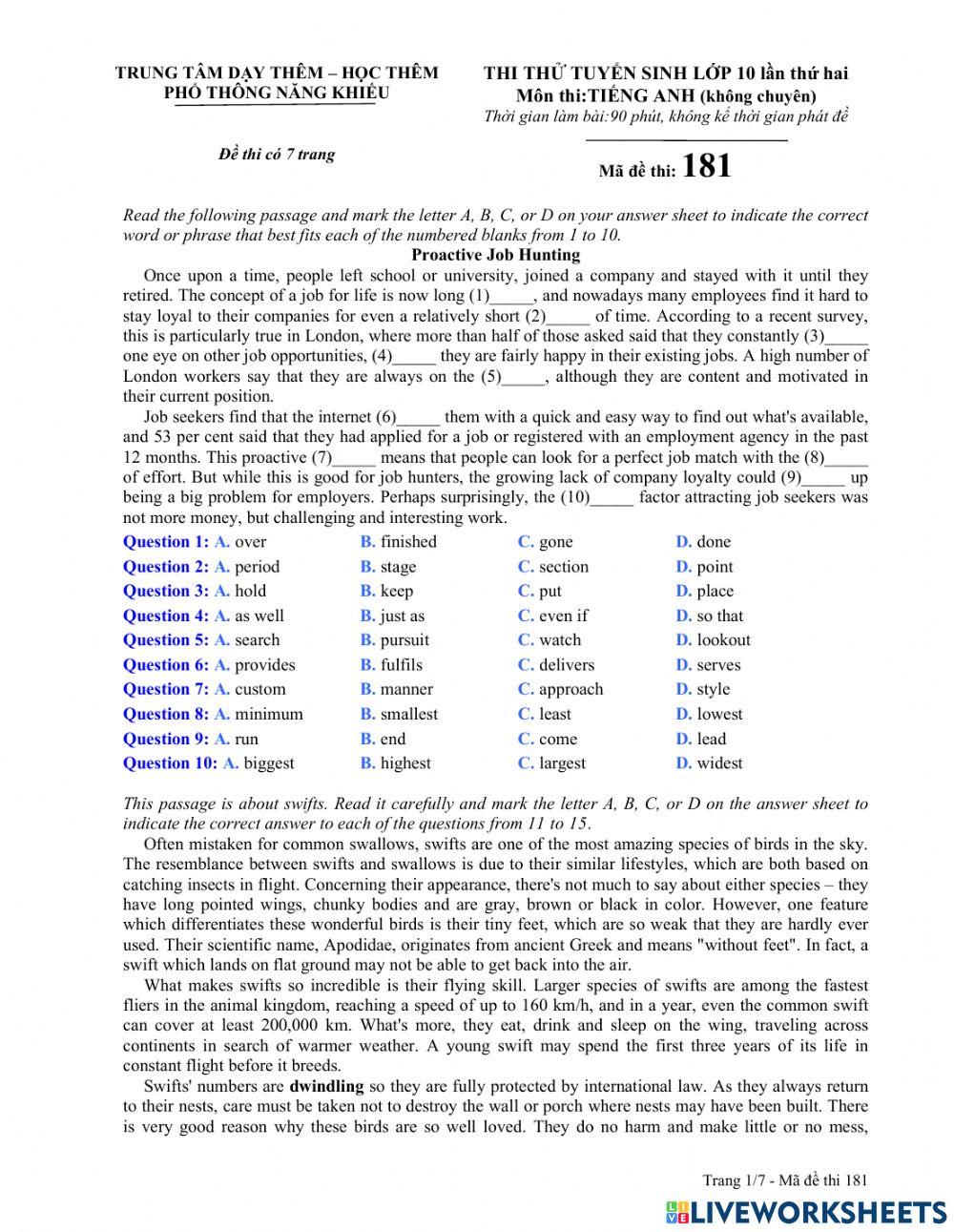 Thi thử PTNK LẦN 2 - 21-22