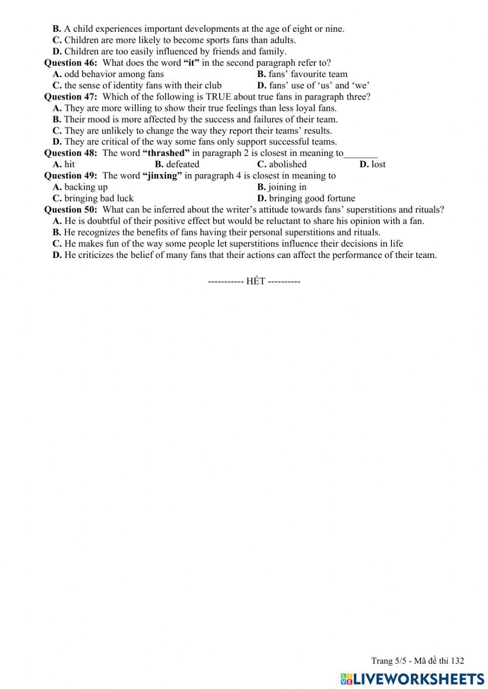 Để thi thử nông cống 1 -2021-2022