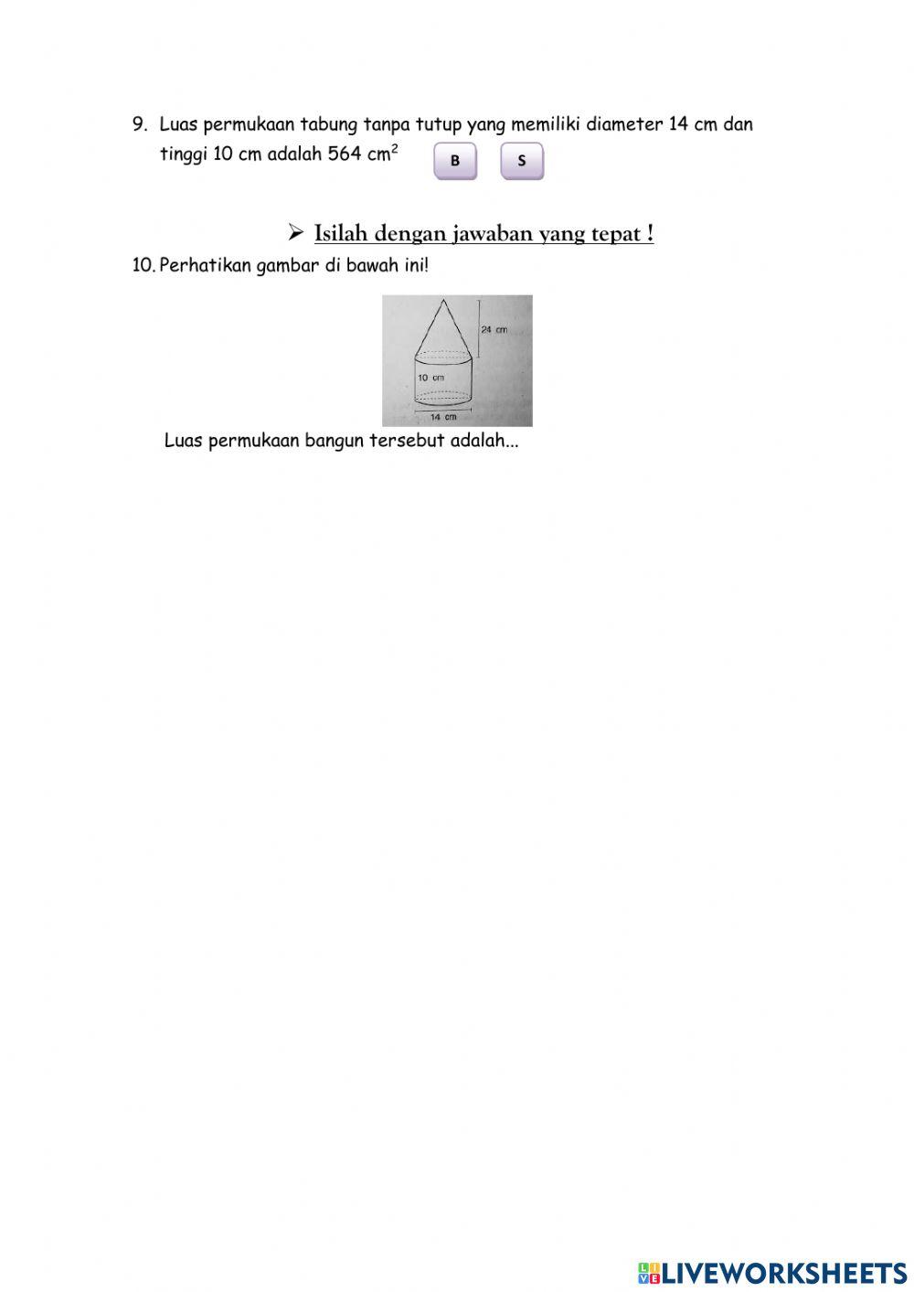 Ulangan bangun ruang sisi lengkung