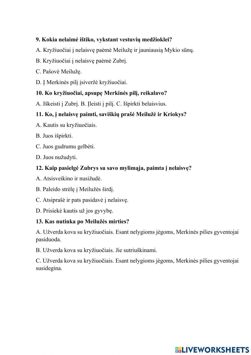 V. Krėvė Milžinkapis