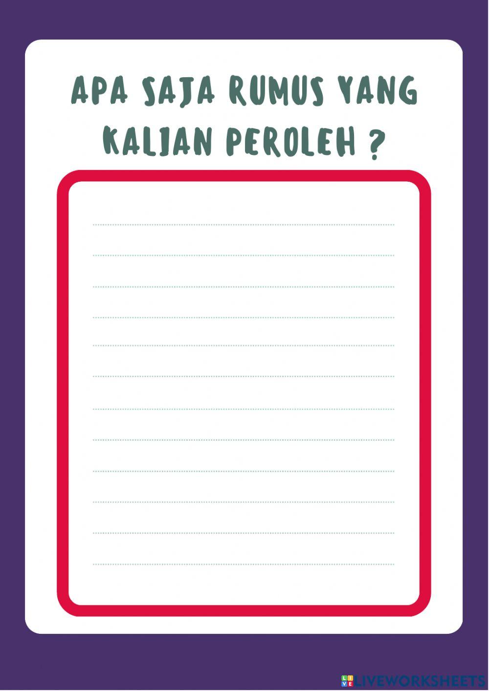 Lembar Kerja 8 SMP Bab Lingkaran