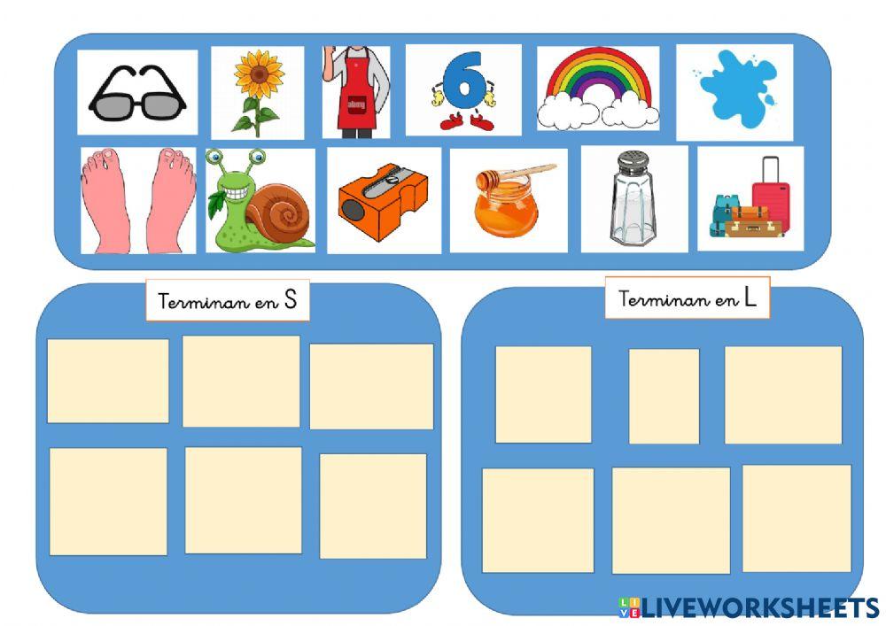 Conciencia fonológica S-L