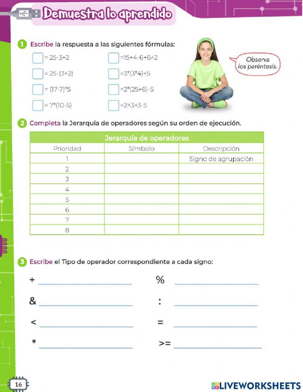 Hoja de trabajo No. 3