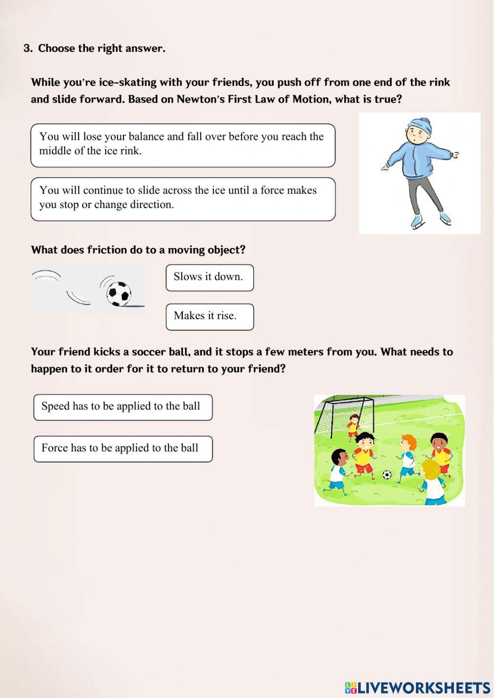 Newton's Law of Motion