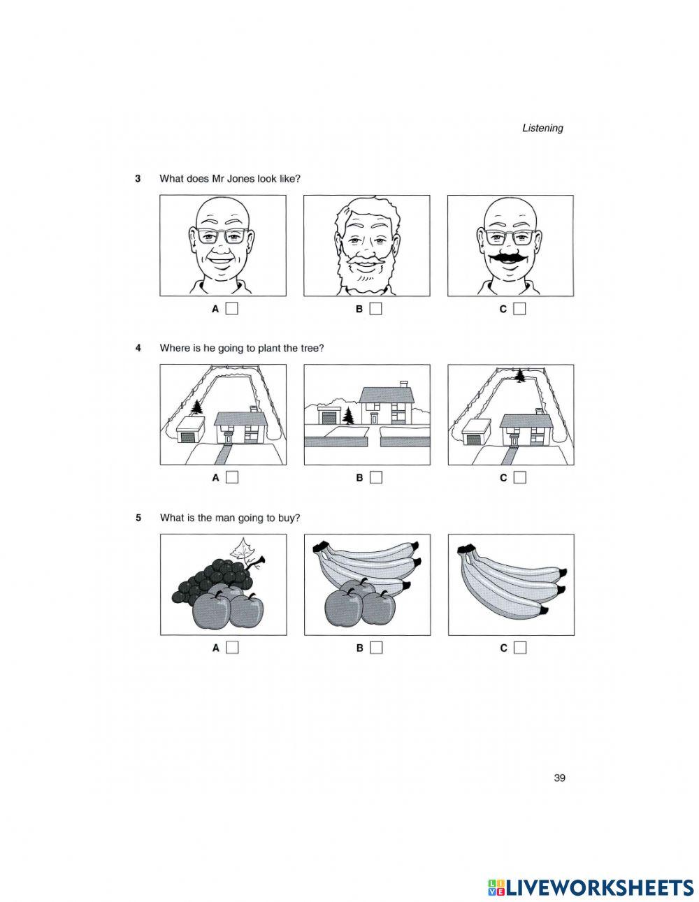 Pet 2- Test 2- Listening