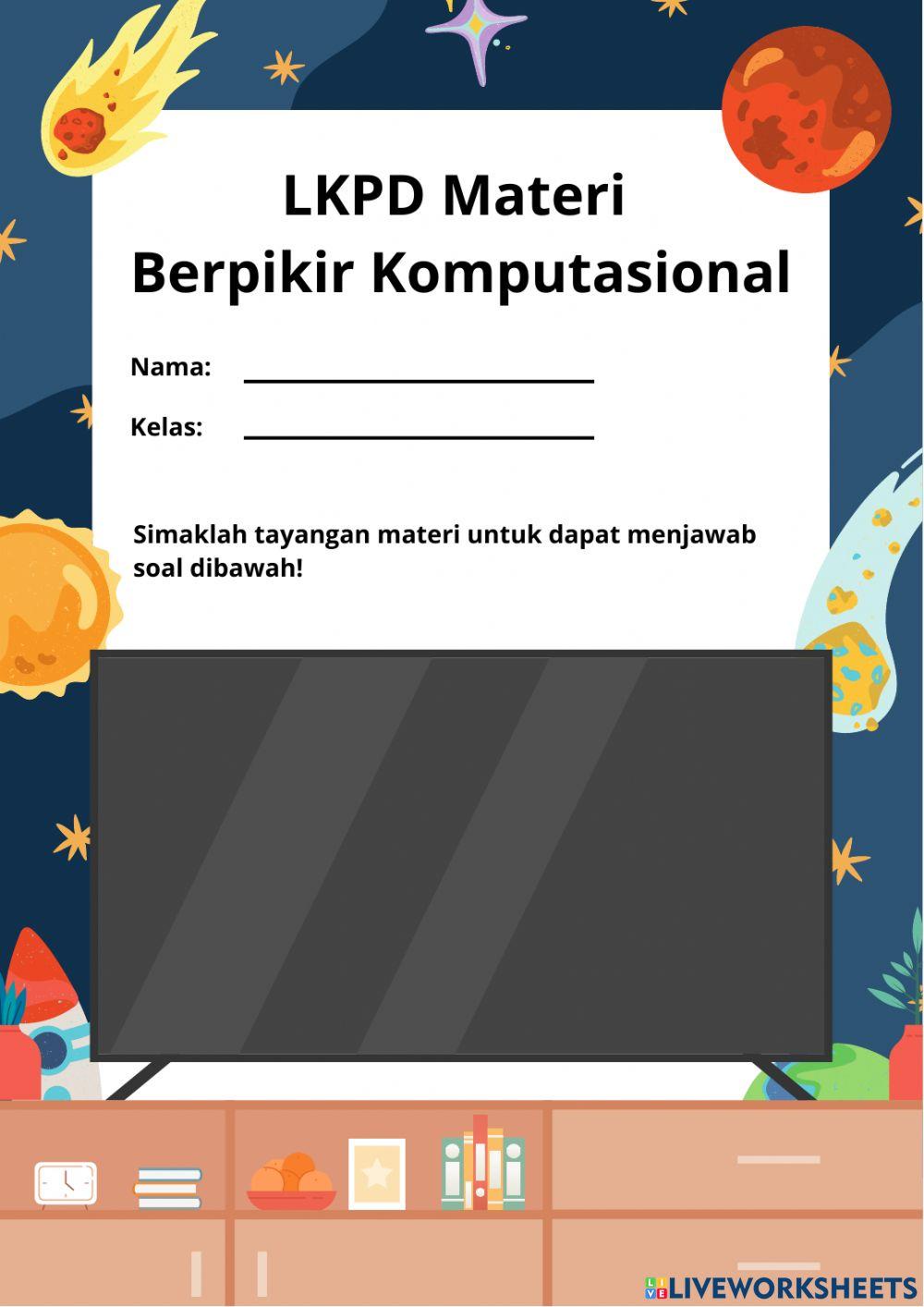 Berpikir Komputasi