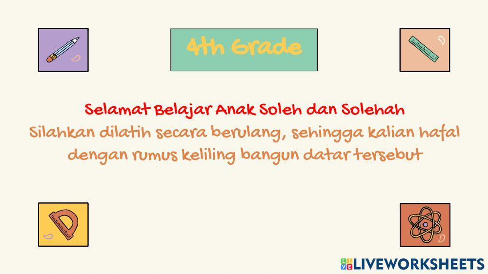 Keliling bangun datar