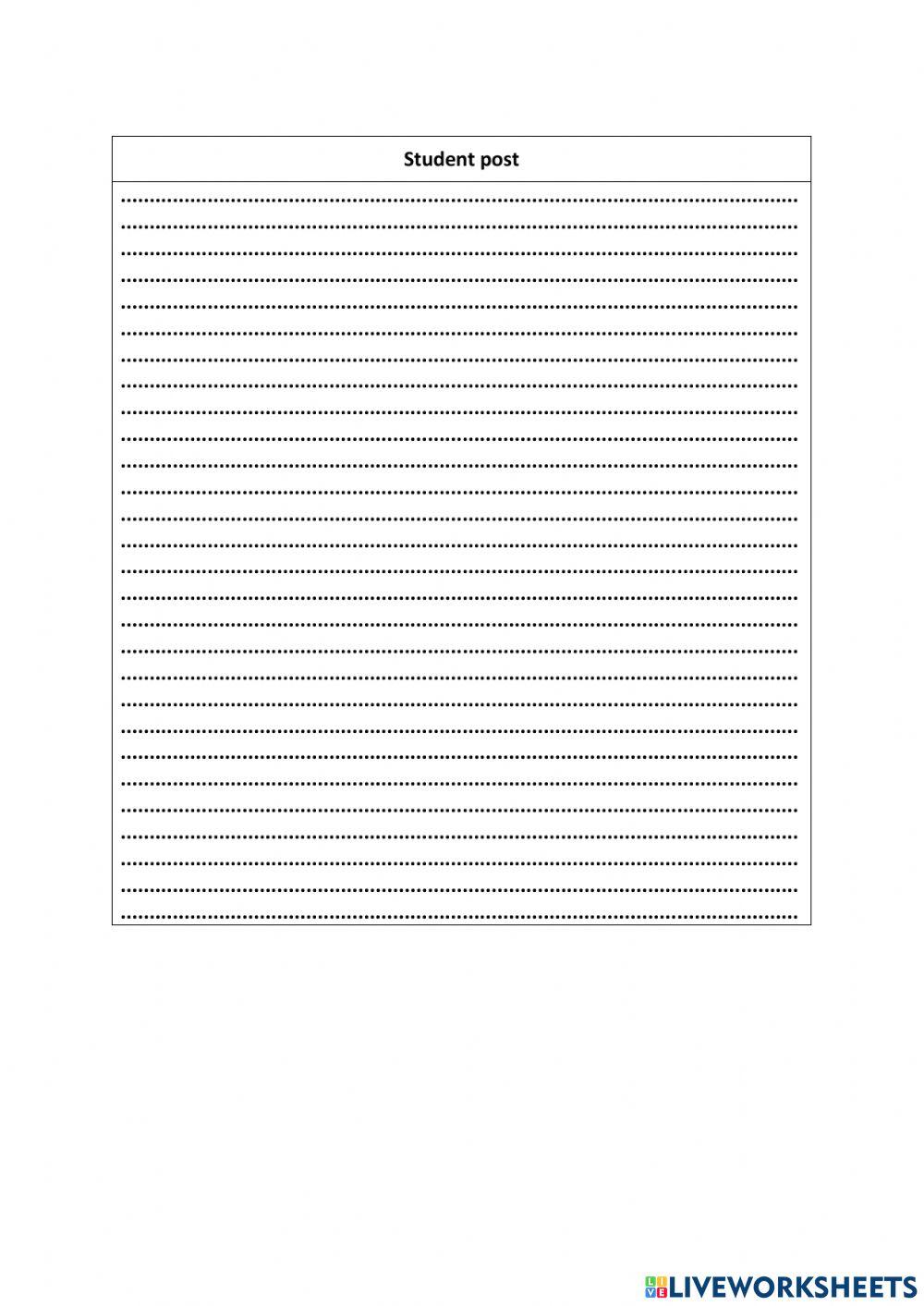 IE3, Unit 8, Writing, Exercise 5