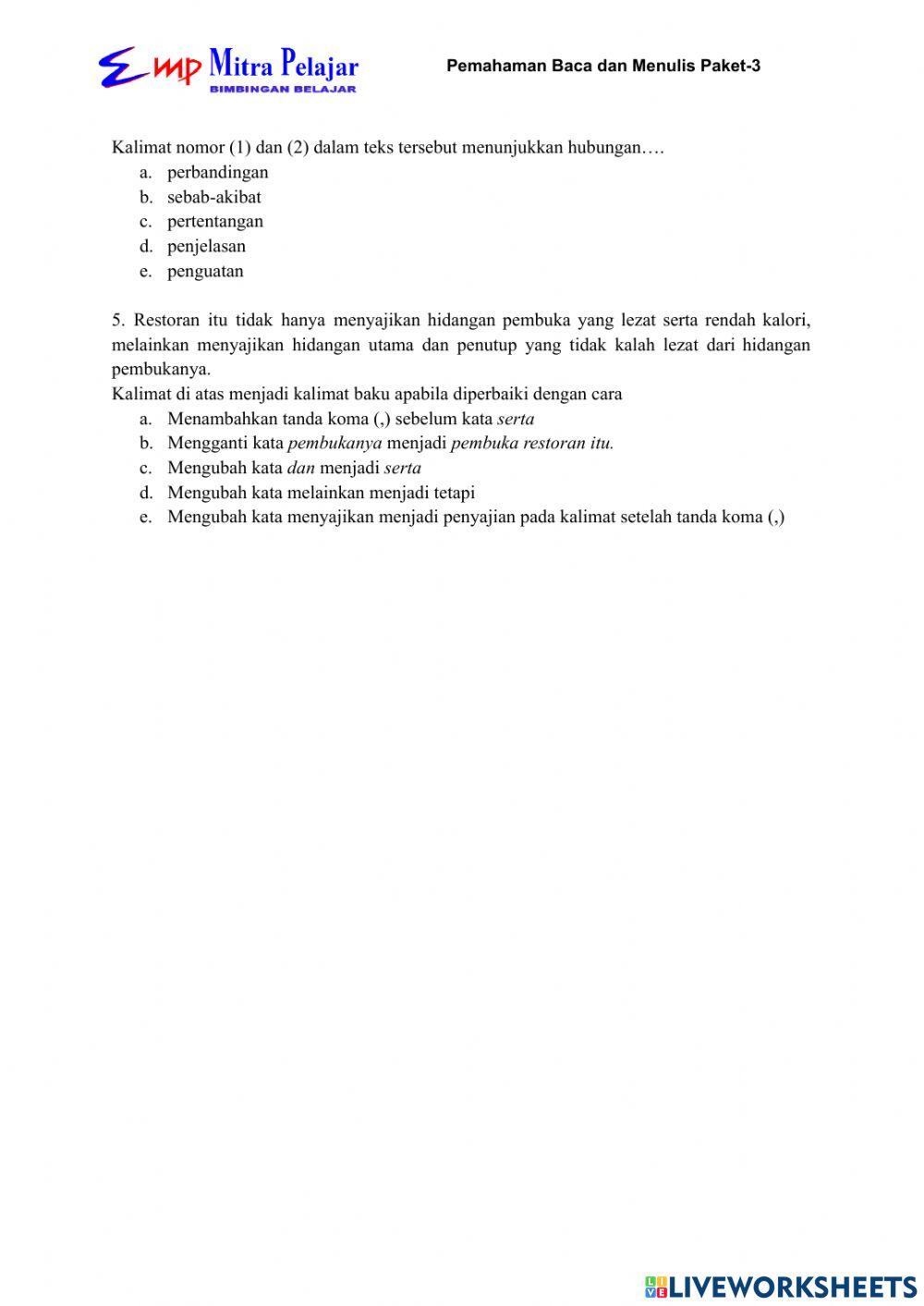 Intensif PTN PMB Paket 3