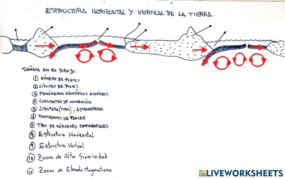 Estructura Horizontal y Vertical de la Tierra